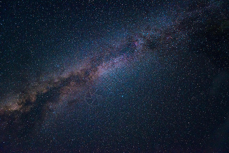 银河星空夏日夜景高清图片