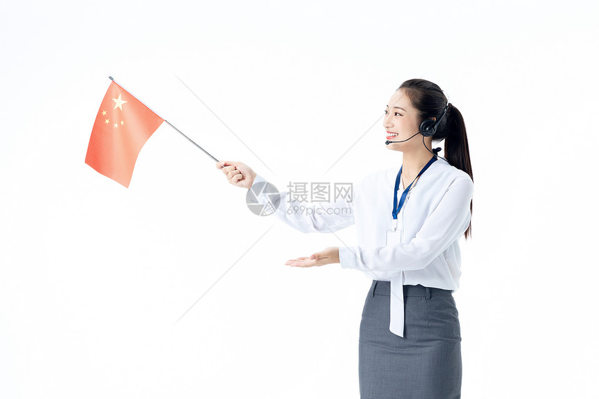 女导游形象图片