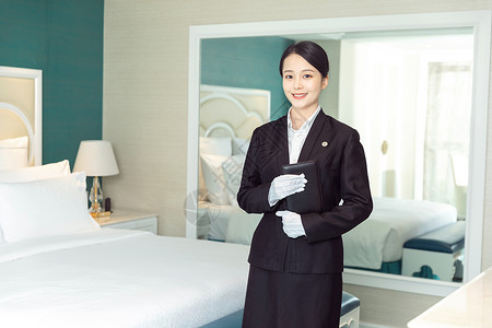 酒店服务贴身管家介绍房间客房高清图片素材