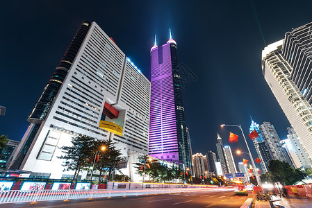 深圳罗湖夜景粤港澳大湾区高清图片素材