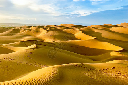 鄯善库木塔格沙漠新疆库木塔格沙漠风光背景