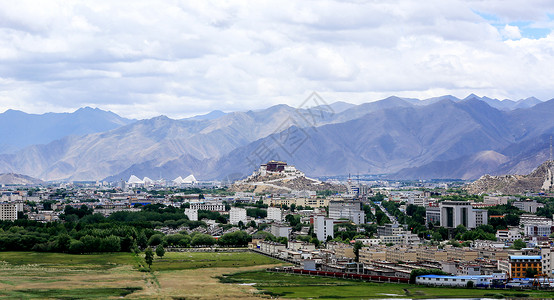 拉萨风景5A景点高清图片素材