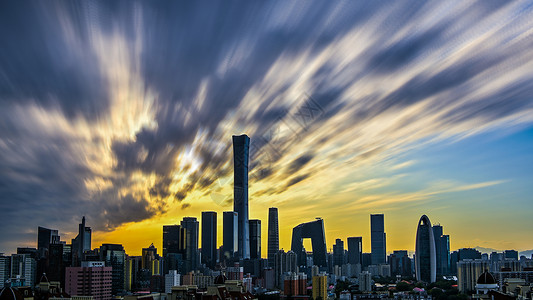 北京CBD城市的建筑图片