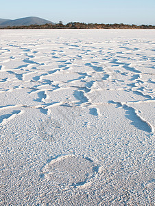 斯图尔特湖干涸的盐滩背景图片