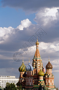 俄罗斯莫斯科红场圣巴兹尔大教堂图片