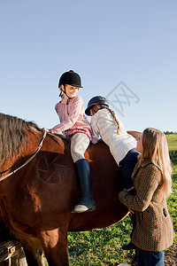 骑马帮女孩的女人背景
