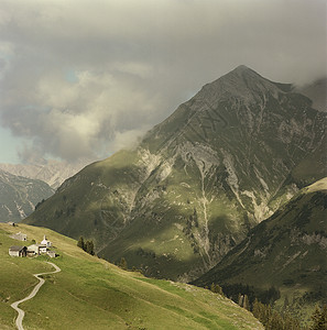 奥地利莱赫山区景观图片