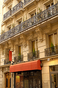 巴黎街背景图片