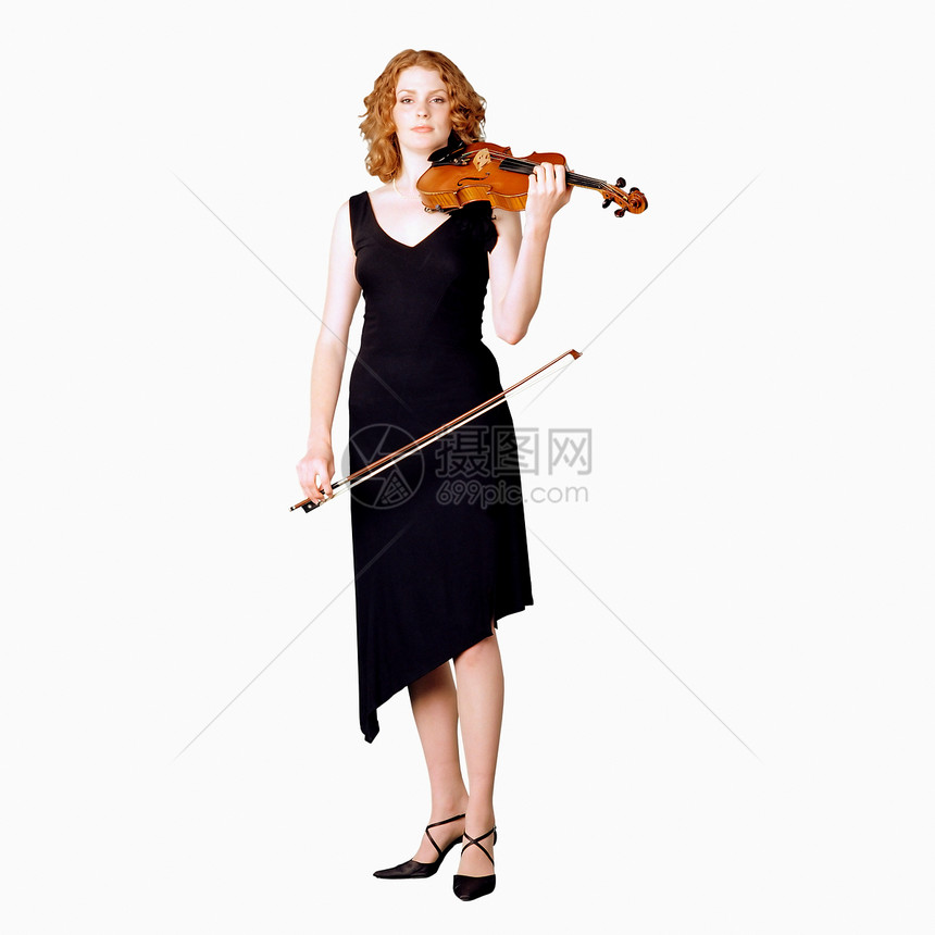 女小提琴手图片