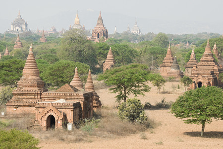 缅甸巴甘古城图片