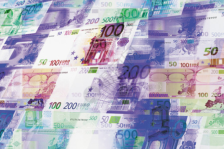 纸币图案纸币欧元背景