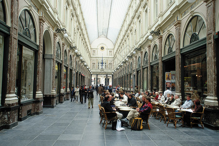 比利时布鲁塞尔拱廊图片