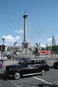 英国伦敦特拉法加广场高清图片