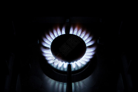 煤气炉火焰图片