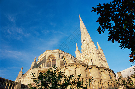 诺里奇大教堂高清图片