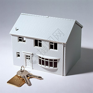 模型房屋抵押贷款高清图片素材