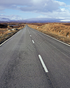 穿过苏格兰高地的路图片