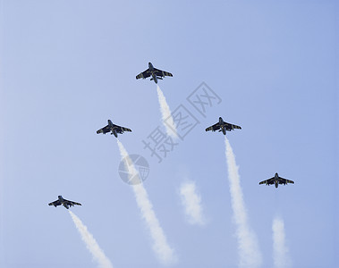 空军阅兵空军特技飞行队背景