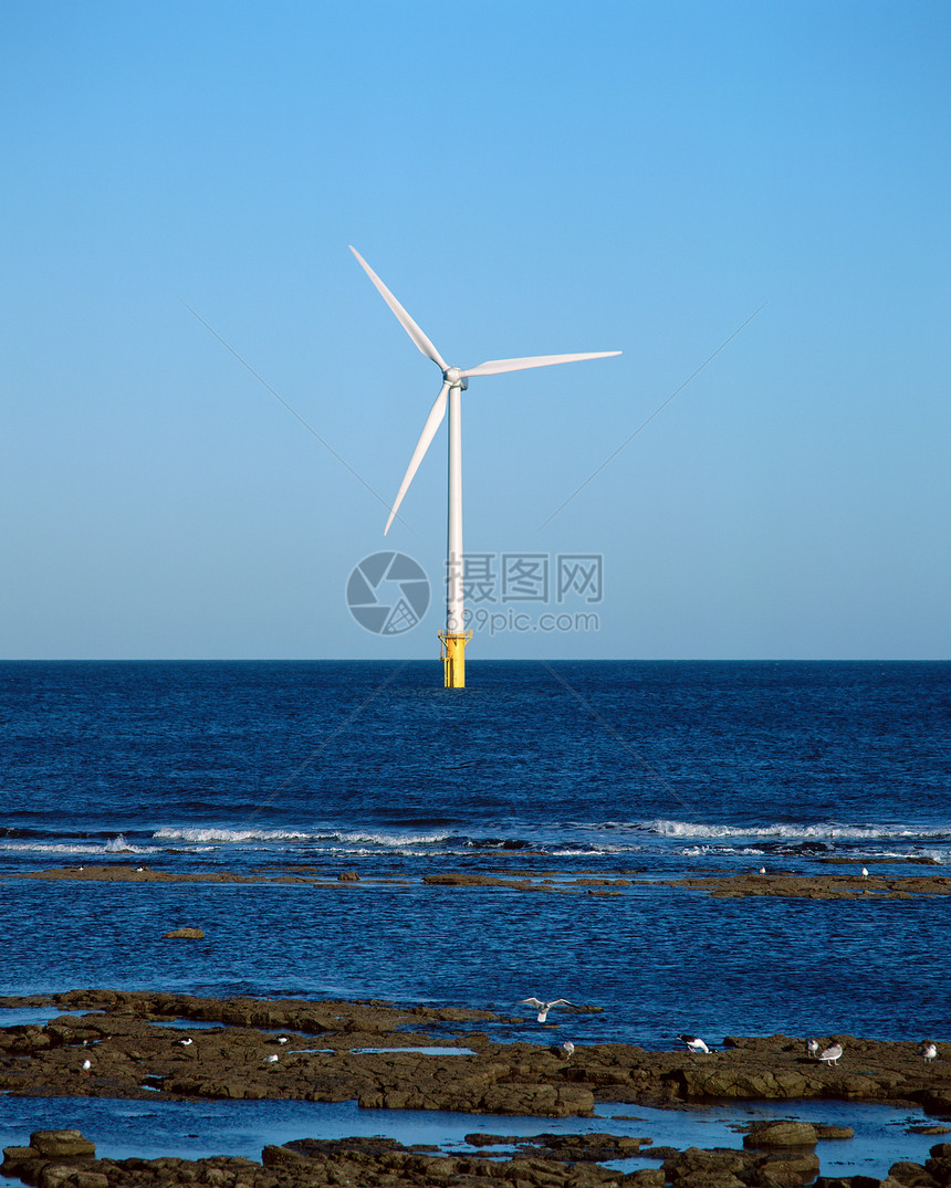 海上风力机图片