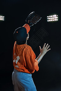 棒球接球手图片