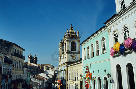巴西萨尔瓦多街道高清图片