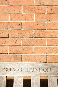 伦敦市长椅背景图片