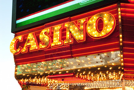 美国拉斯维加斯的赌场标志图片