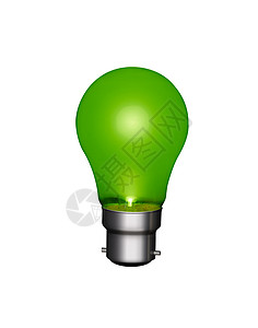 绿色灯泡图片