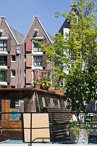阿姆斯特丹的建筑和船只图片