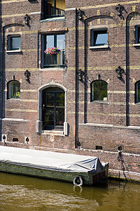 阿姆斯特丹的建筑和运河图片