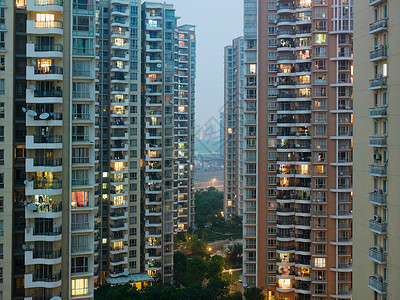 上海公寓楼现代建筑高清图片素材