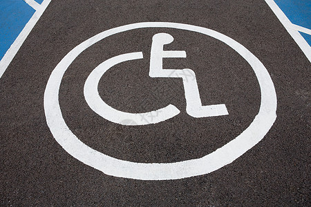 残疾人停车位背景