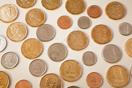 加拿大硬币图片