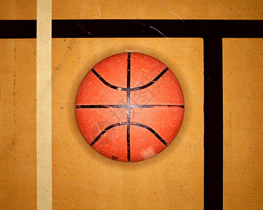 篮球场上背景图片