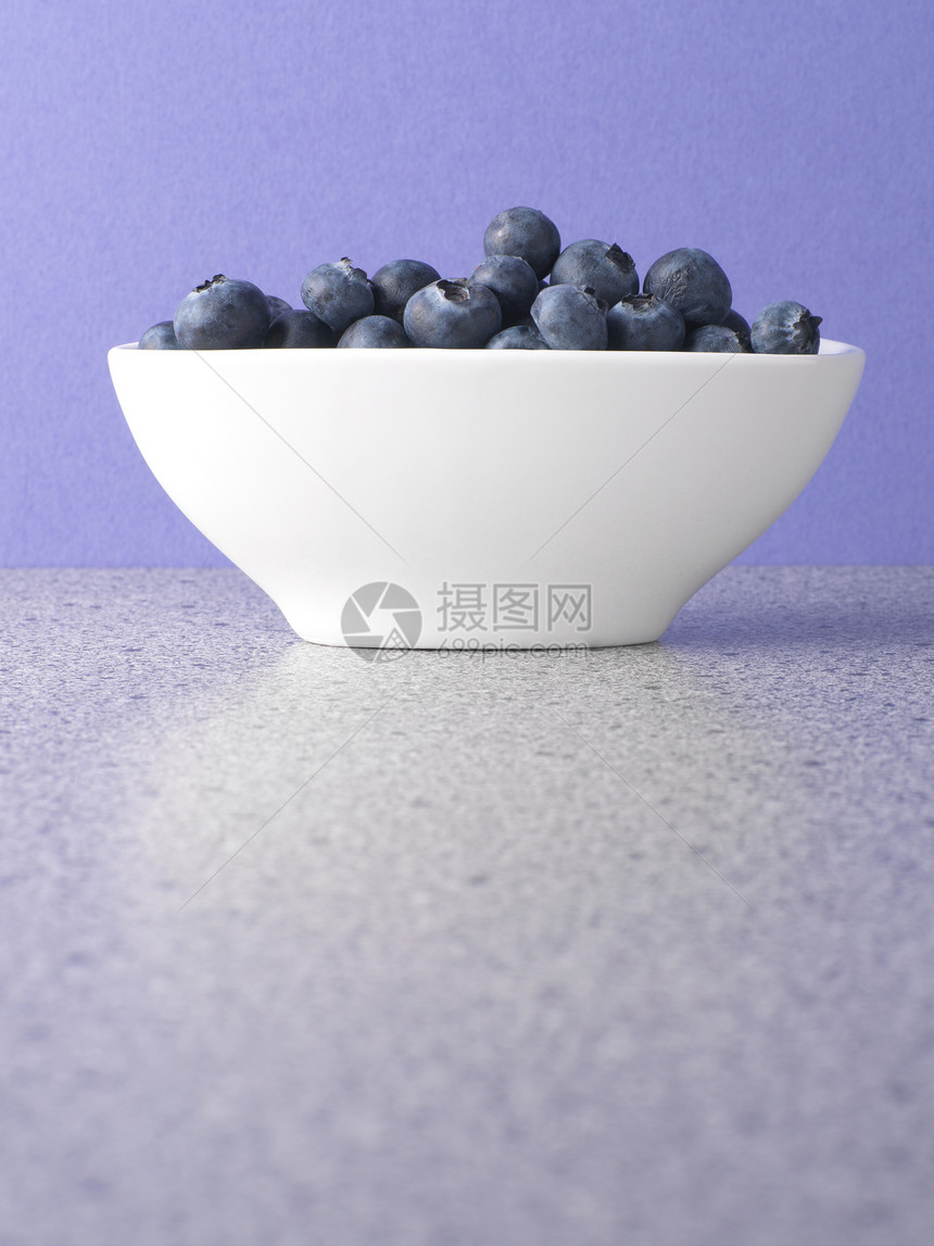 碗里的蓝莓图片