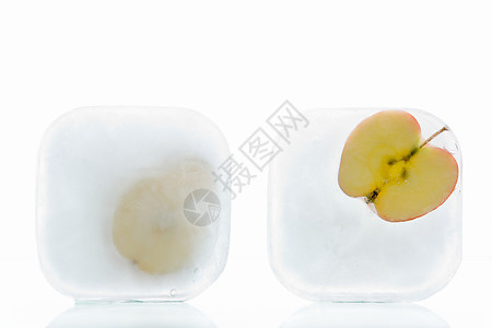 冷冻苹果图片