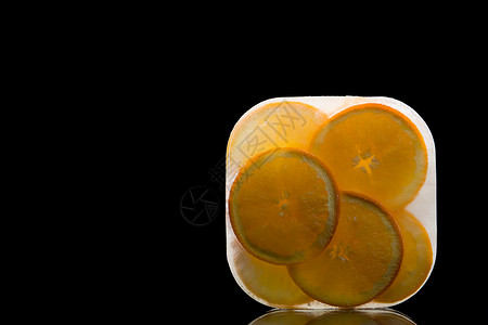 冷冻橙子图片