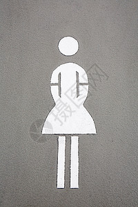 女厕所标志图片