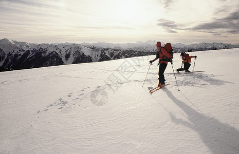 奥林匹克国家公园滑雪者图片