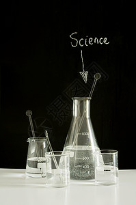 科学烧杯和烧瓶图片