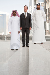 迪拜的中西部商人图片