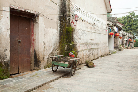 中国广西兴平街道背景图片
