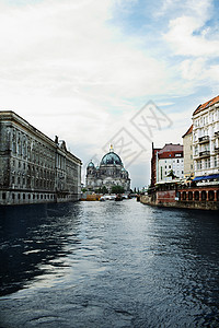 柏林大教堂和河流狂欢节，柏林，德国图片