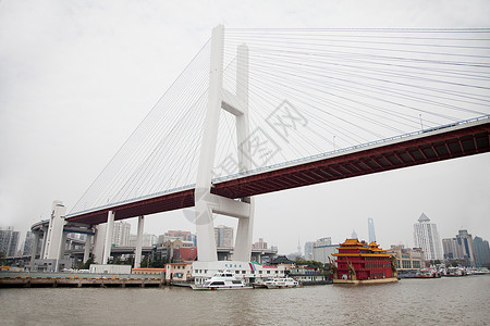 上海南浦大桥黄浦江图片