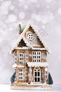 圣诞装饰房子背景图片