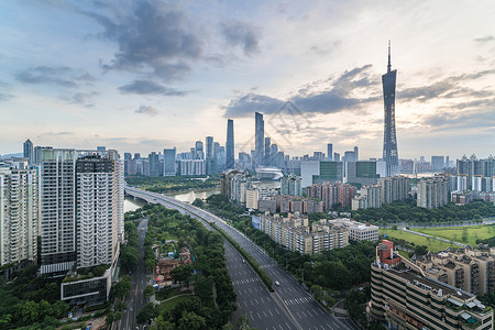 广州新电视塔广州塔背景