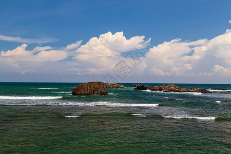 斯里兰卡海岸线风景图片