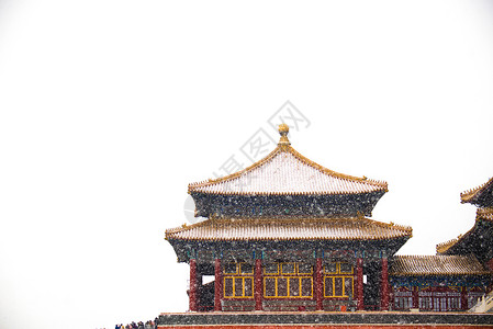 北京故宫雪景高清图片