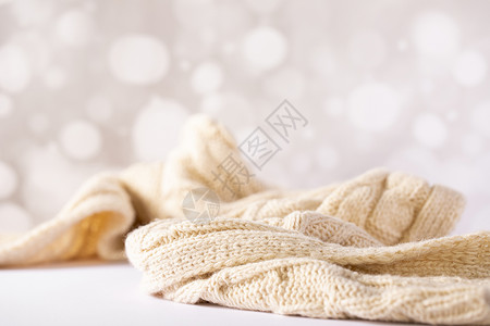 冬季围巾图片