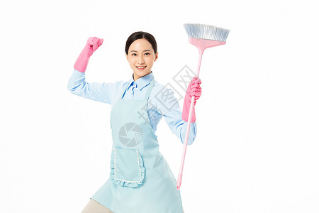 家政服务女性打扫图片素材